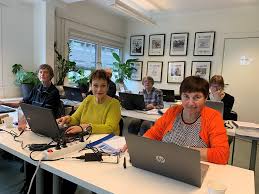 Deltagere på datakurs