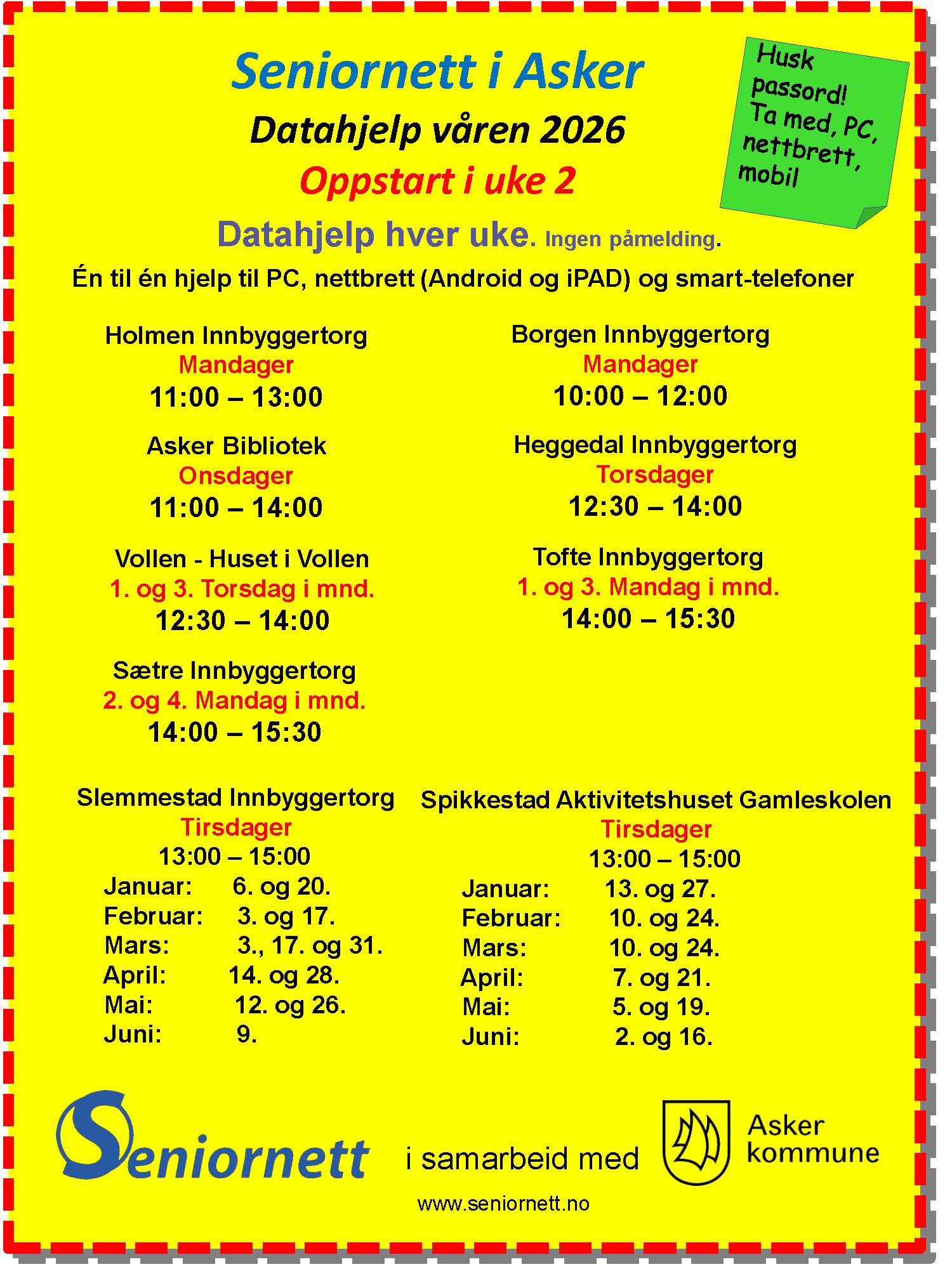 Veiledning Vår 2026