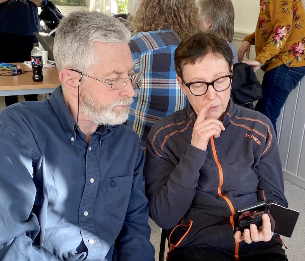 Foto av Ole-Petter Ruud og May Lise Olsen - foto av Kjell Martin Holen